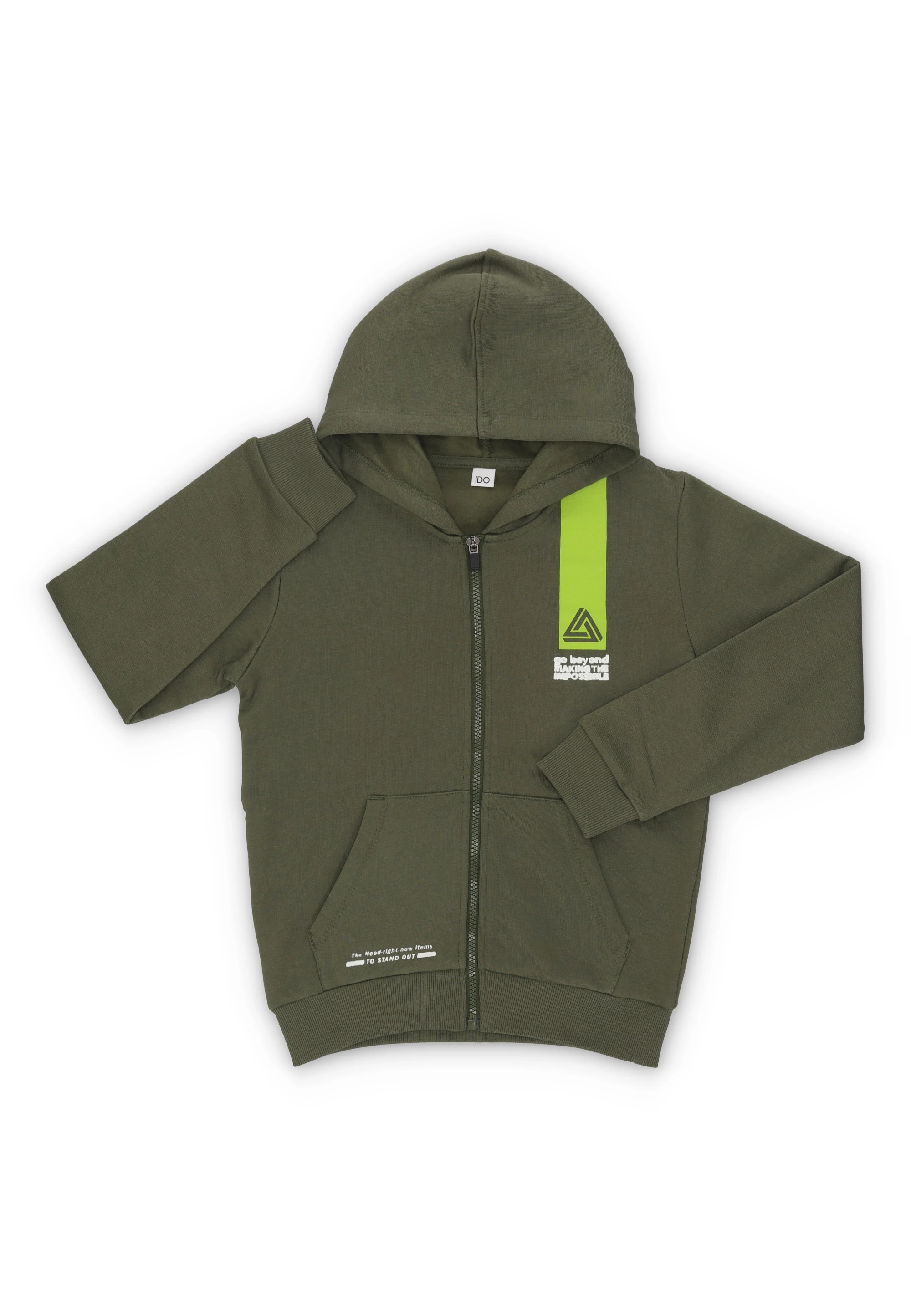 Felpa iDo full zip ragazzo con stampa art.4F826